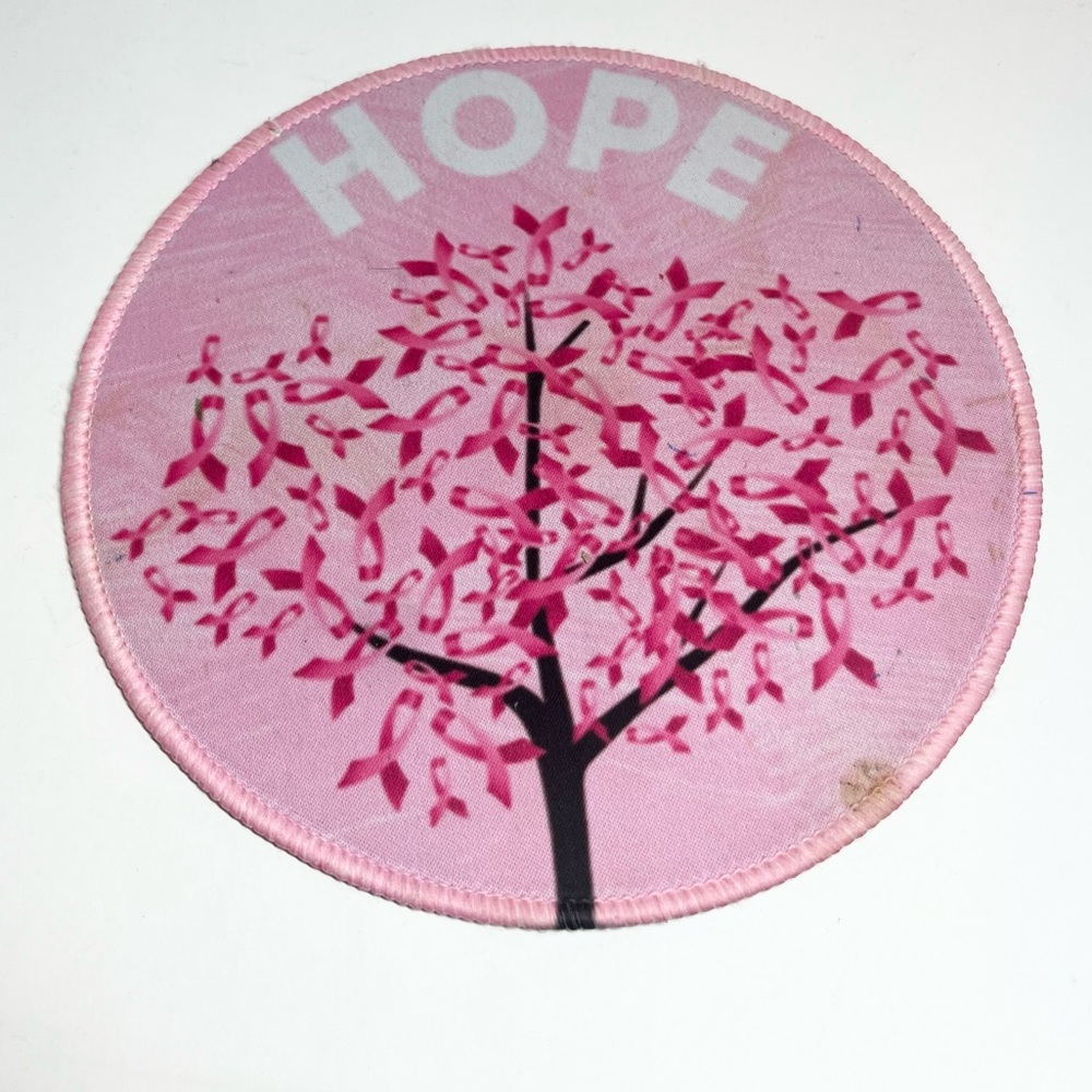 (GREAT CONDITION) BREAST CANCER AWARENESS PINK HOPE TREE MOUSE PAD